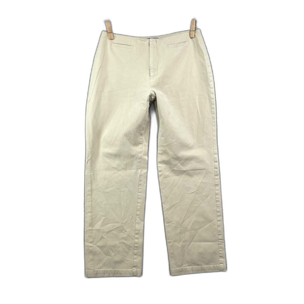 Vintage Dockers Pants Womens 12 Khaki Classic Fit Minimalist Workwear Academia